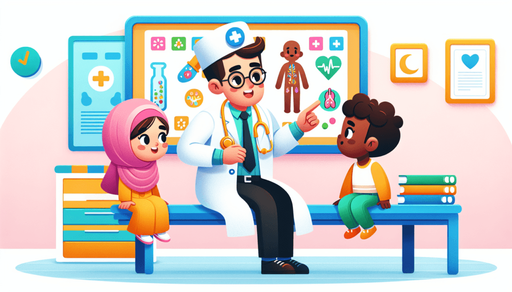 ** The Kind Doctor and His Young Patients
